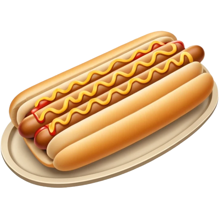 hot dog with french fries on a tray emoji