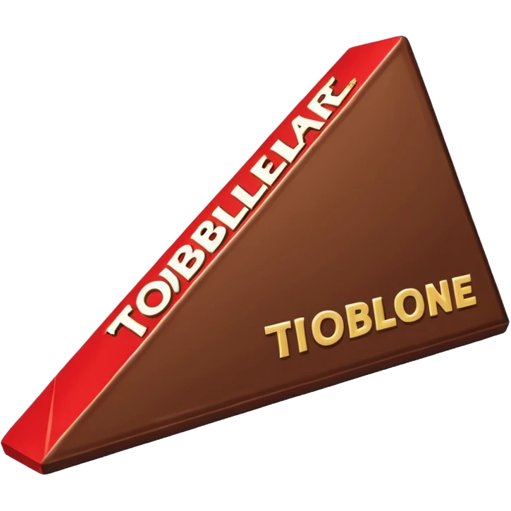 Chocolate toblerone emoji