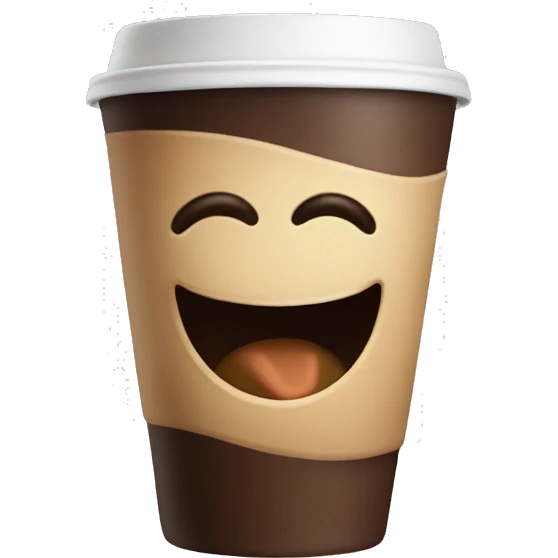 happy coffe emoji