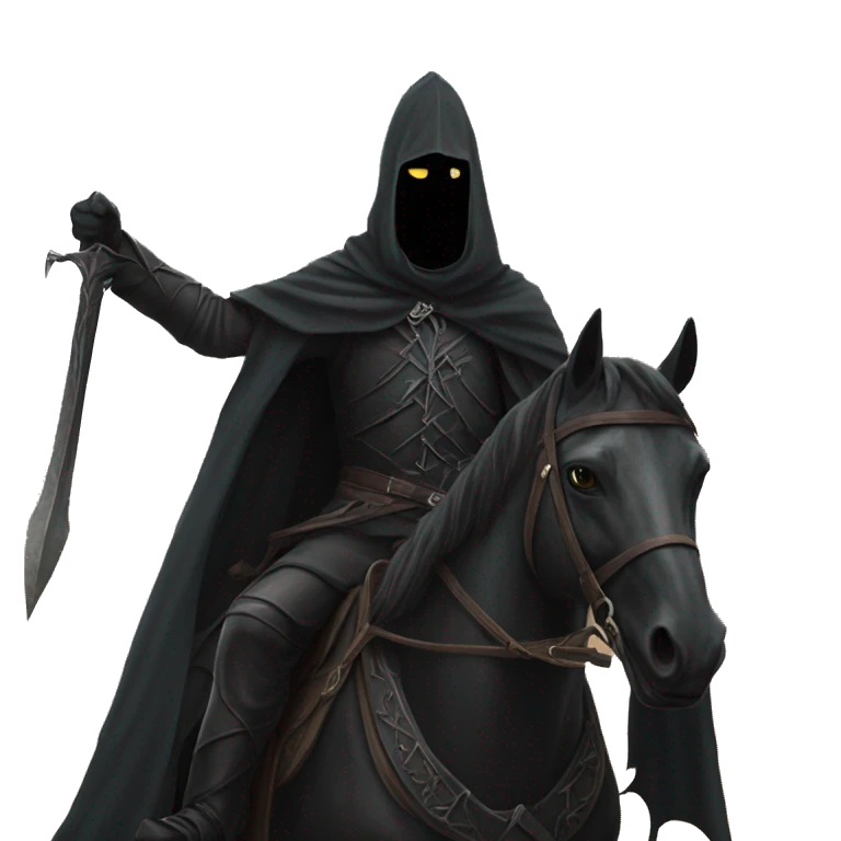 Nazgul montado en caballo emoji