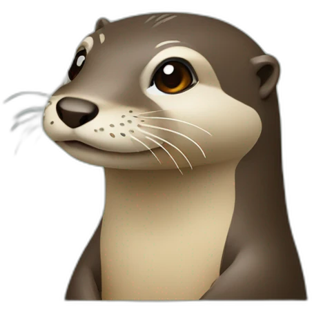 Loutre qui fais caca emoji