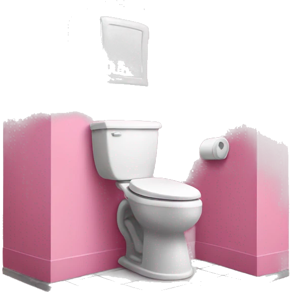 Pink washroom emoji