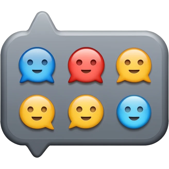 Chat dialog box 3 dots emoji