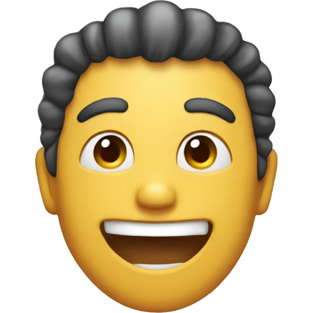 Sarcastically laughing  emoji