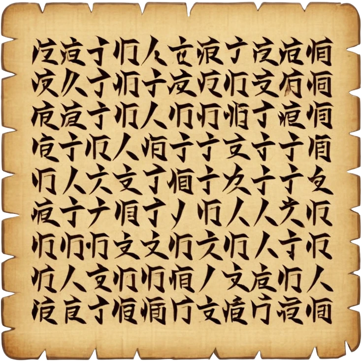 japanese papyrus, wiritng emoji