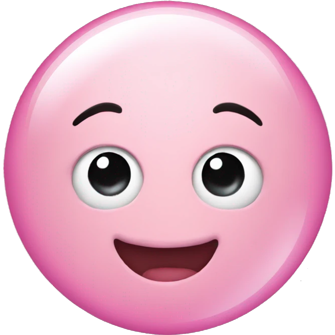 pink bubbles emoji