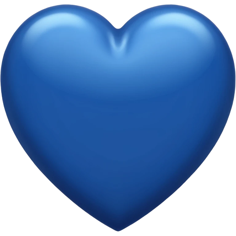 Heart dark blue colour emoji