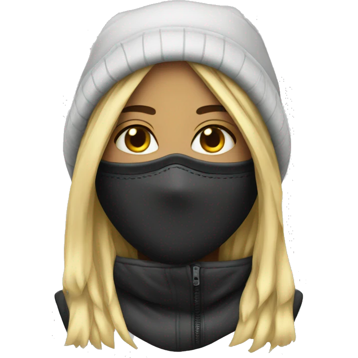 Ski mask girl emoji