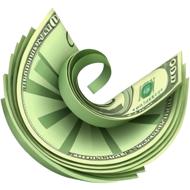 Dancing money emoji