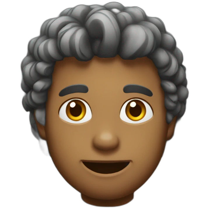 Chat rayé emoji