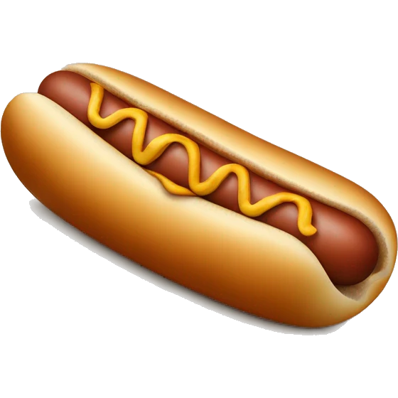 Hot dog with wrinkly face smoking a cigar  emoji