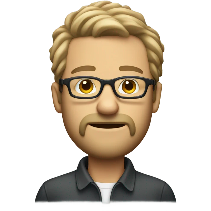 hairy white man with glasses sitting on couch emoji