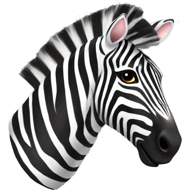 Zebra Herz  emoji
