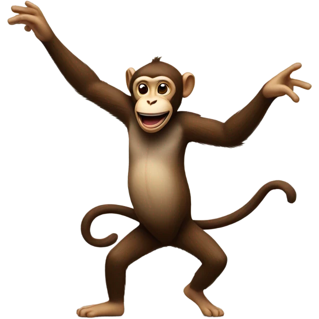 Dancing monkey  emoji