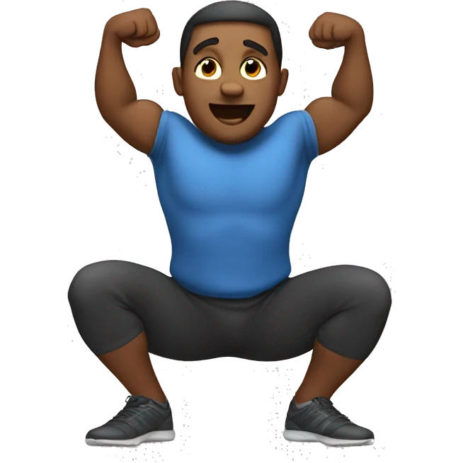squat excercis emoji