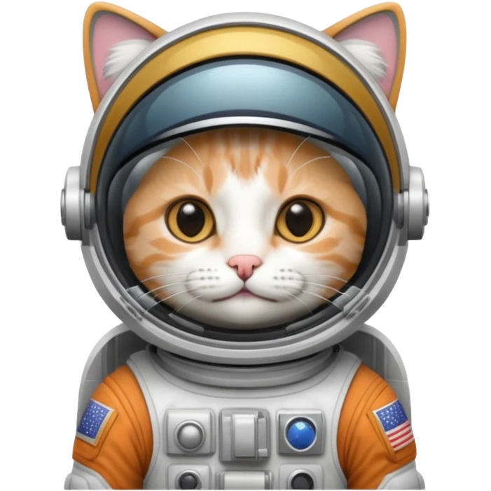 Cat astronaut emoji