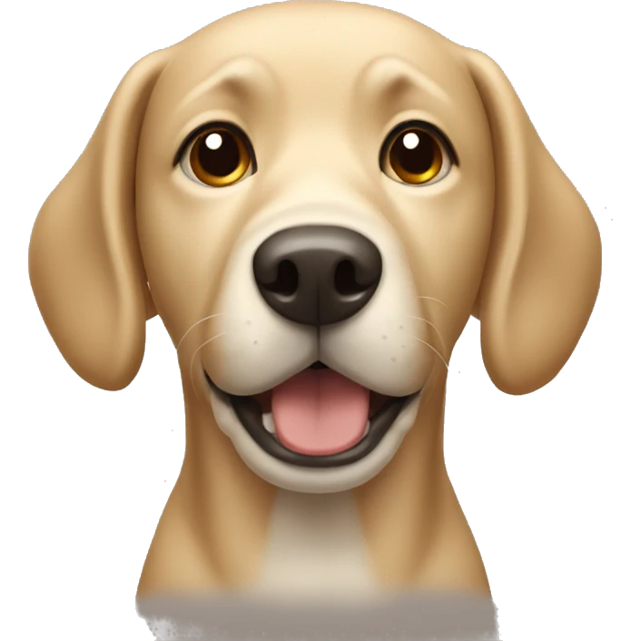 beige dog with head to the side emoji