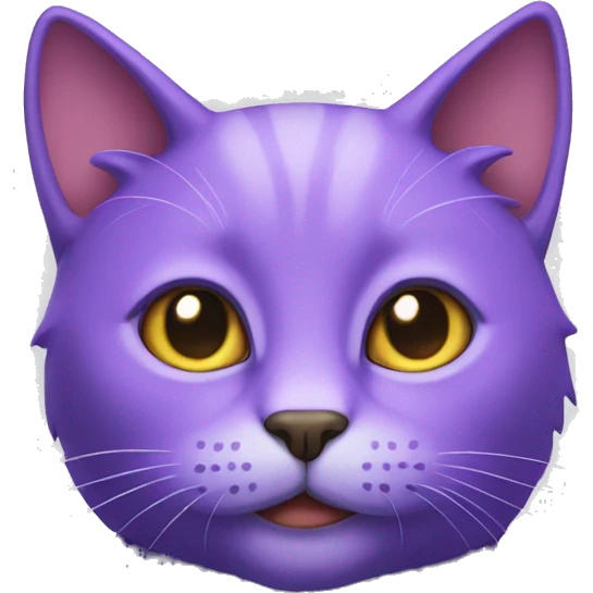 purple cat emoji