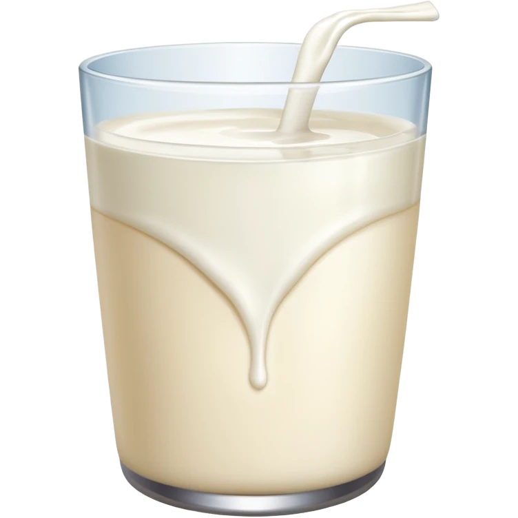 A lot of milk draining in butt emoji
