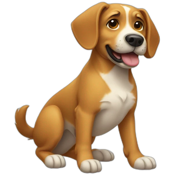 dog-waving-one-leg emoji