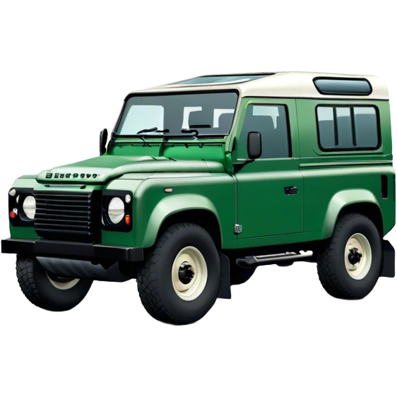 Land Rover Defender - Land Rover (Model Year: 2022) (Iconic colour: Green) emoji