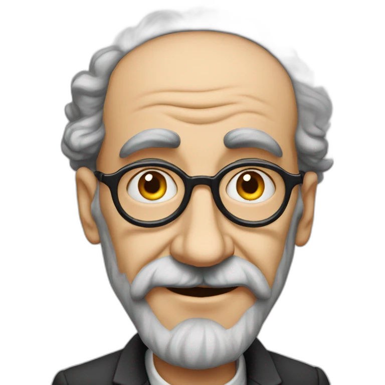 20th century jew caricature big nose emoji