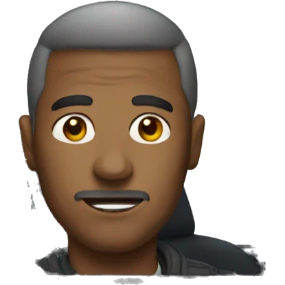 portrait of a man in car emoji