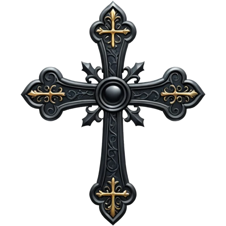 Uma cruz gótica emoji