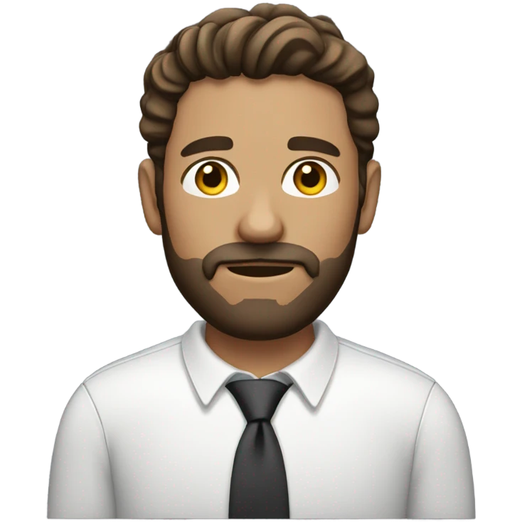 dev-short beard-brunette-wavyhair-working-pc emoji