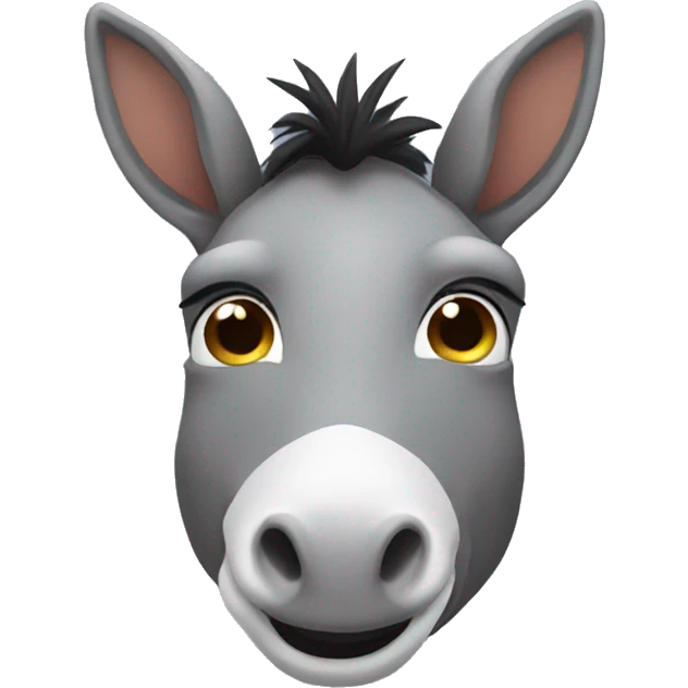 donkey with heart eyes emoji