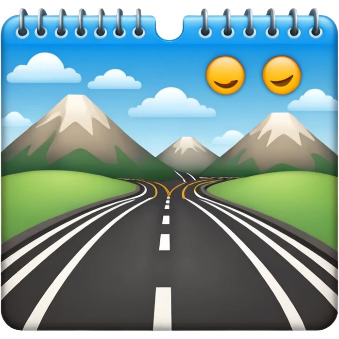 represent travel time between calendar events. It should imply “in transit” or “commuting,”  emoji