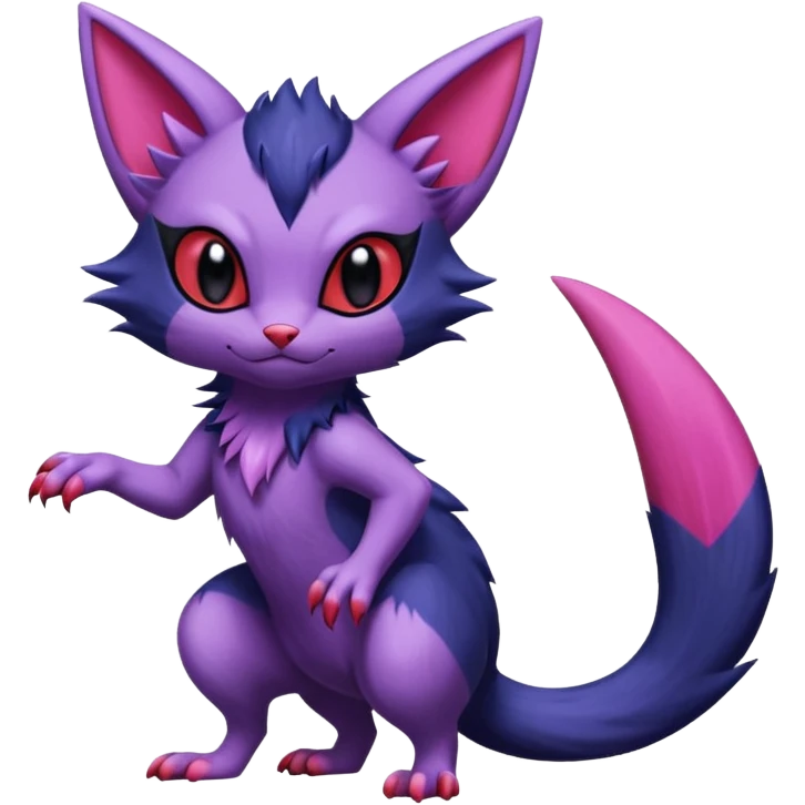 Sneasel-Purrloin-Fakémon-hybrid-creature (full body)  emoji