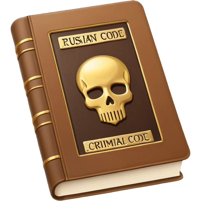 Сформируй книгу уголовного кодекса российской федерации emoji
