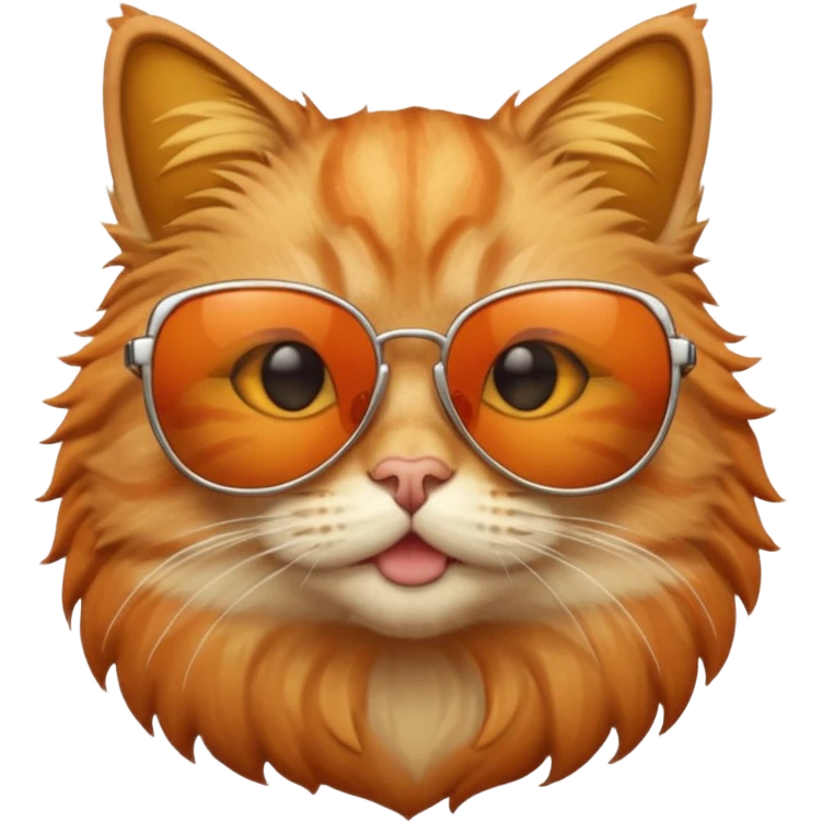 Cat wearing sunglasses emoji