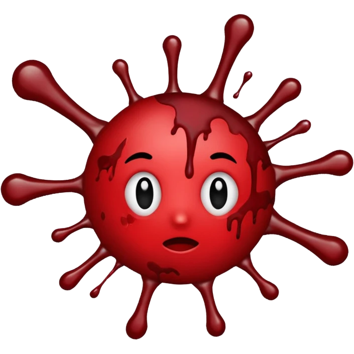 Blood splatter  emoji