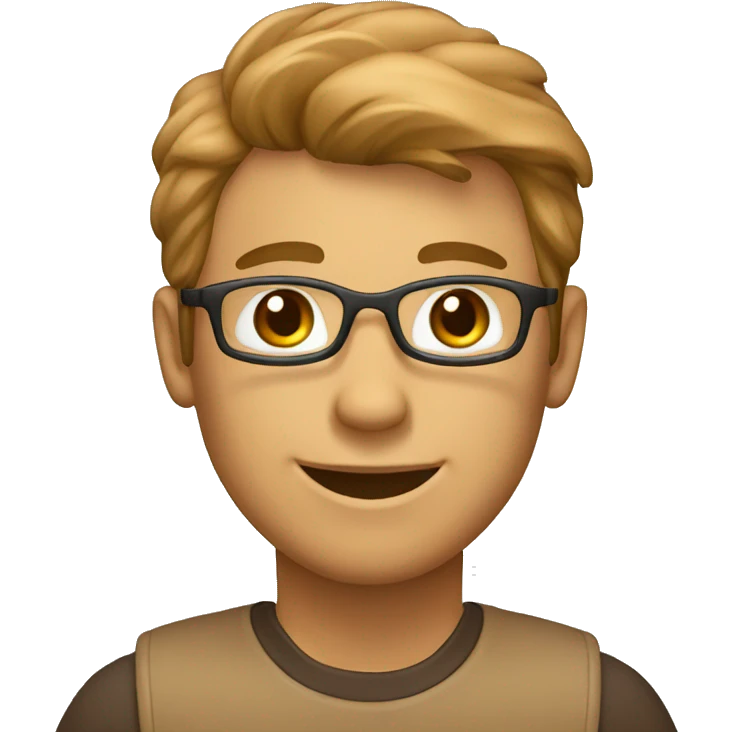 happy software developer light brown face emoji