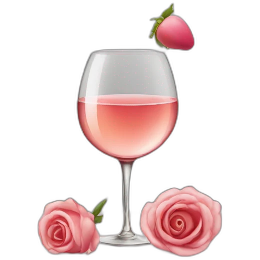 rosé emoji