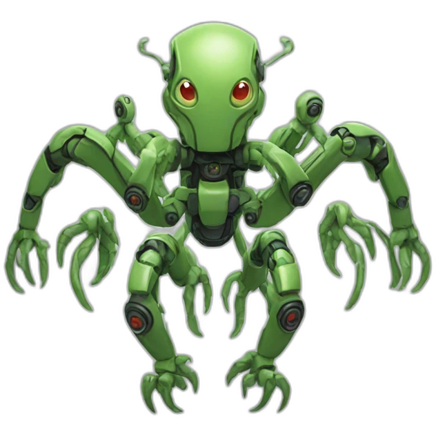 hydra robot with multiple limbs emoji