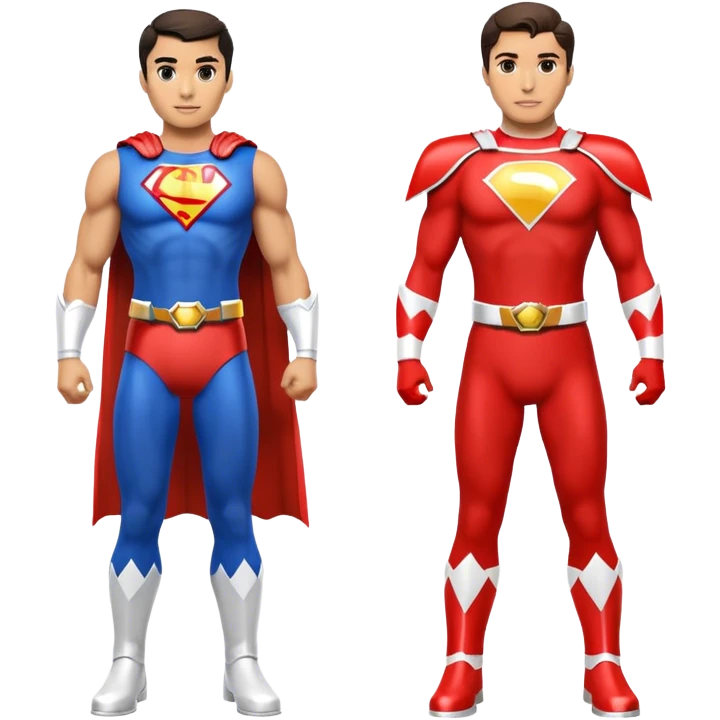 Superman power ranger emoji