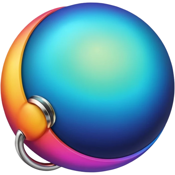 gradient planet planet with ring emoji