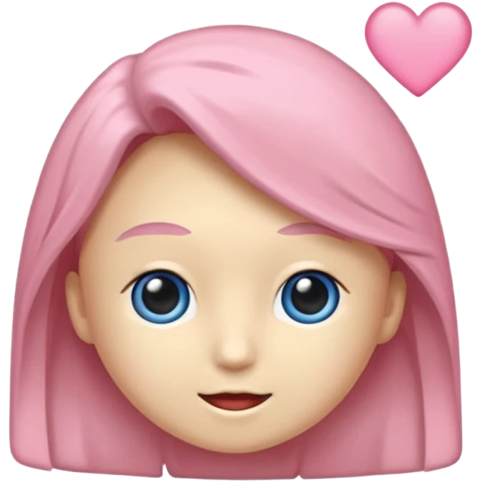 Karakter birisi düz saçlı birisi dalgalı bir stoplu saklı birisi açık saçlı boydan birisi mavi kıyafetleri birisi pembe kıyafetli boydan kız karakter emoji