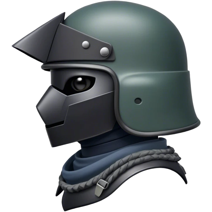 a rook in a military helmet emoji