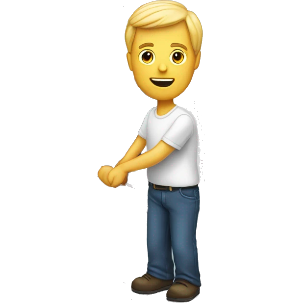 a man with computer emoji