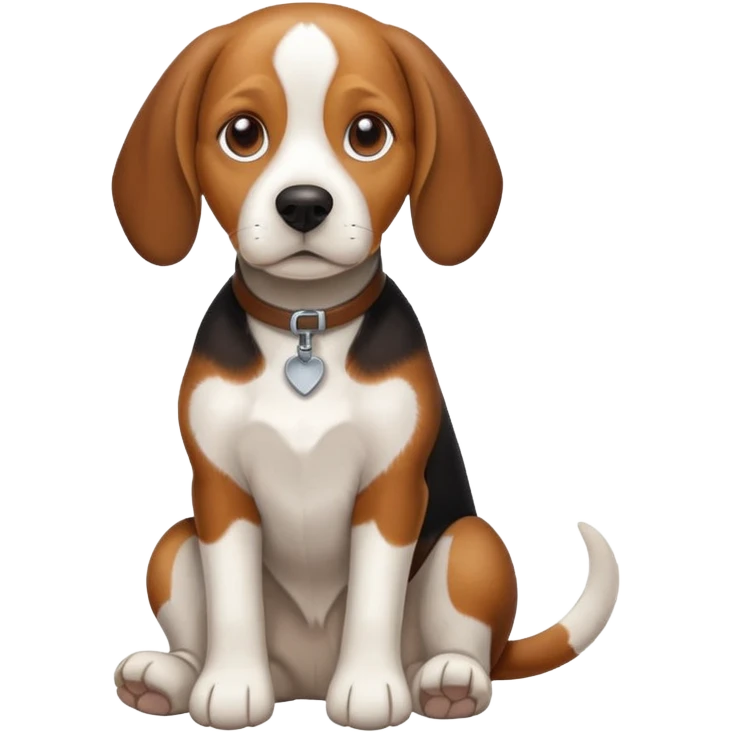 disabled beagle emoji