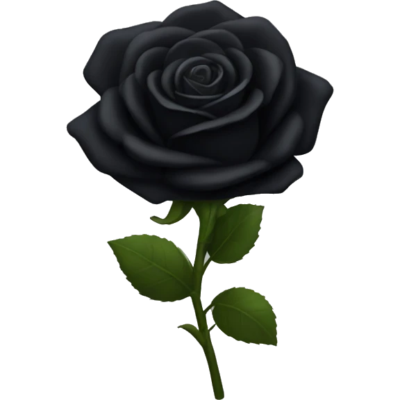 Black rose bouquet  emoji