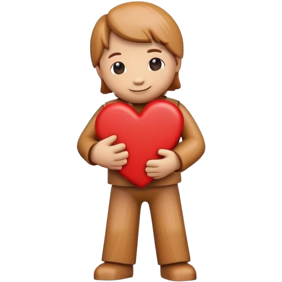 meeple hugging a heart emoji