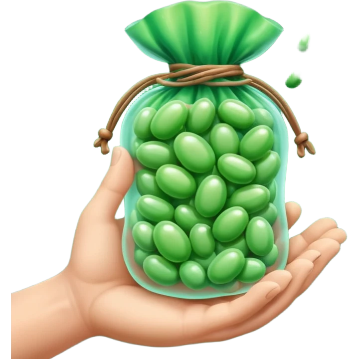 bag of magical beans emoji