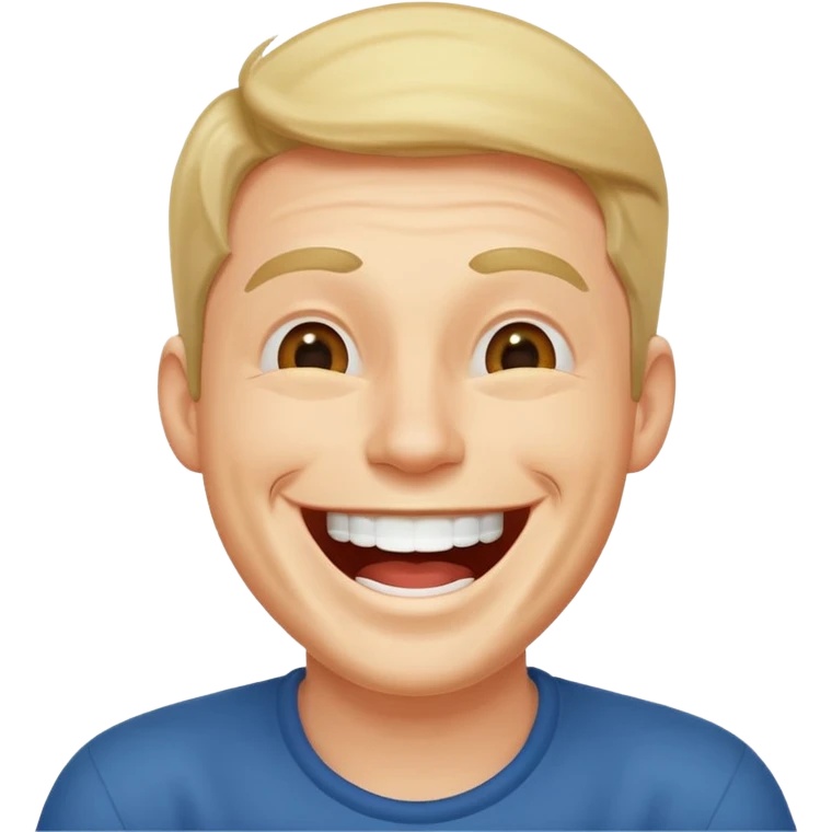 مردی که ههههههه میکند emoji