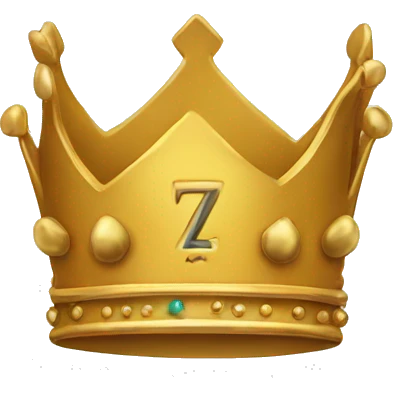 The letter Z with a golden crown  emoji