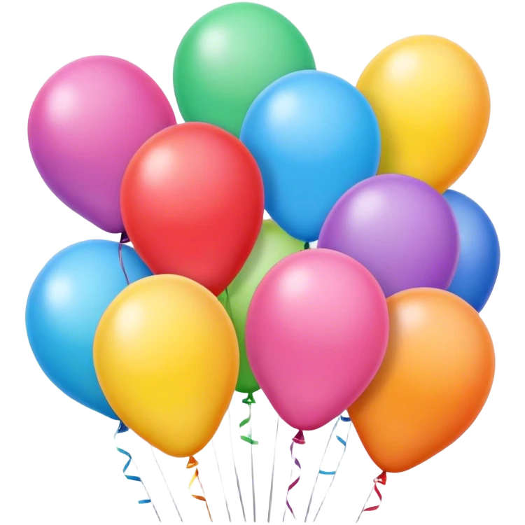 Birthday balloons emoji